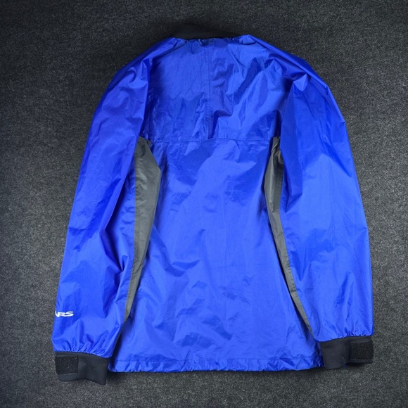 NRS Men's Blue Nylon Neoprene Paddle Kayak Jacket Splash Pullover Size L - Picture 4 of 13